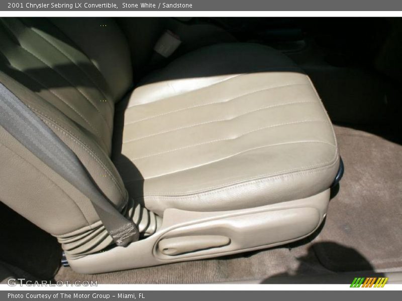 Stone White / Sandstone 2001 Chrysler Sebring LX Convertible