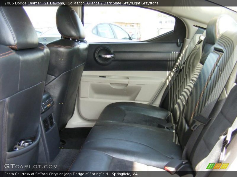 Go Mango! Orange / Dark Slate Gray/Light Graystone 2006 Dodge Charger R/T Daytona