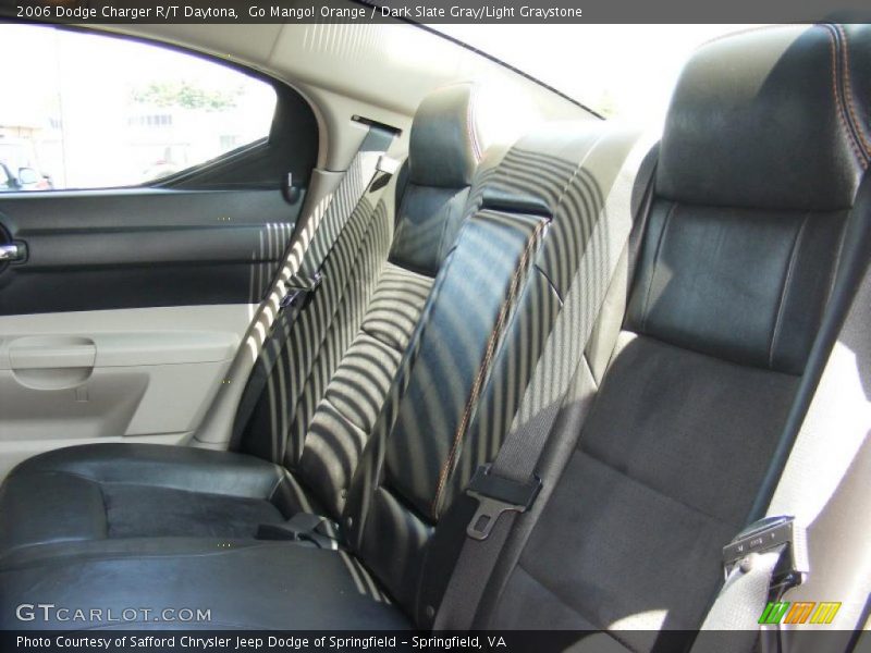 Go Mango! Orange / Dark Slate Gray/Light Graystone 2006 Dodge Charger R/T Daytona