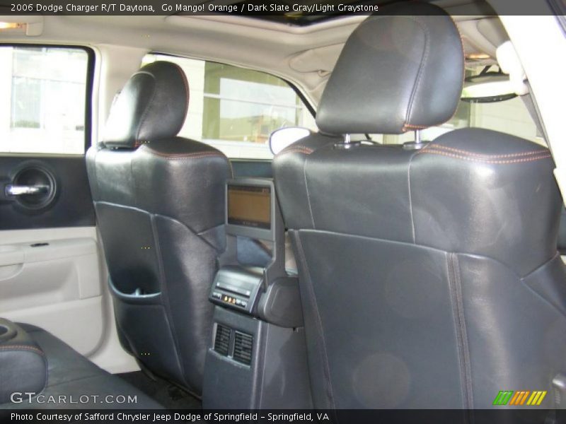 Go Mango! Orange / Dark Slate Gray/Light Graystone 2006 Dodge Charger R/T Daytona