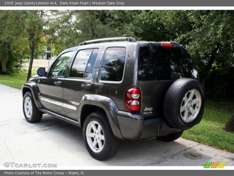 Dark Khaki Pearl / Medium Slate Gray 2005 Jeep Liberty Limited 4x4