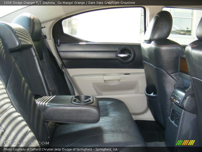 Go Mango! Orange / Dark Slate Gray/Light Graystone 2006 Dodge Charger R/T Daytona