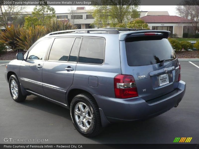 Bluestone Metallic / Ivory Beige 2006 Toyota Highlander V6