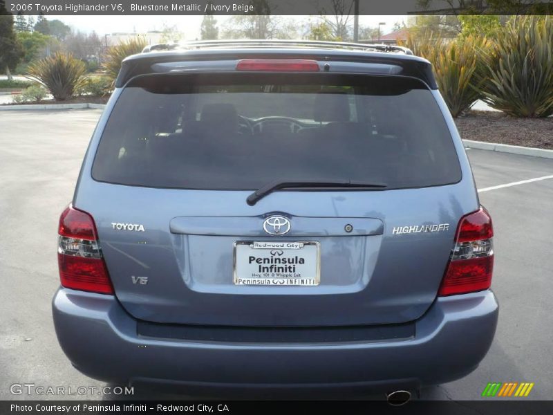 Bluestone Metallic / Ivory Beige 2006 Toyota Highlander V6