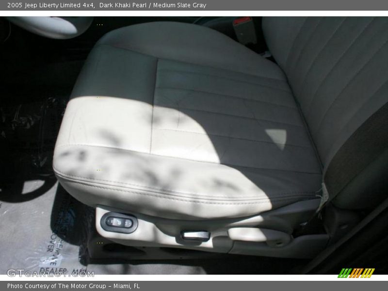 Dark Khaki Pearl / Medium Slate Gray 2005 Jeep Liberty Limited 4x4