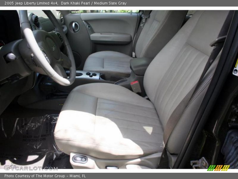 Dark Khaki Pearl / Medium Slate Gray 2005 Jeep Liberty Limited 4x4