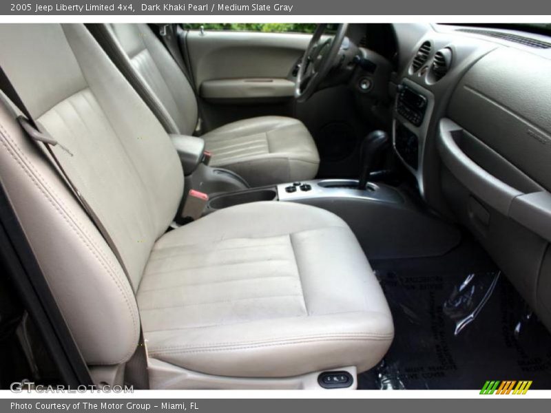 Dark Khaki Pearl / Medium Slate Gray 2005 Jeep Liberty Limited 4x4