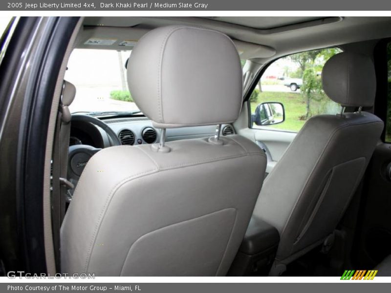 Dark Khaki Pearl / Medium Slate Gray 2005 Jeep Liberty Limited 4x4