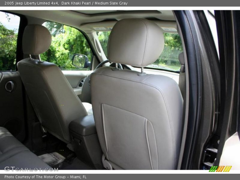 Dark Khaki Pearl / Medium Slate Gray 2005 Jeep Liberty Limited 4x4