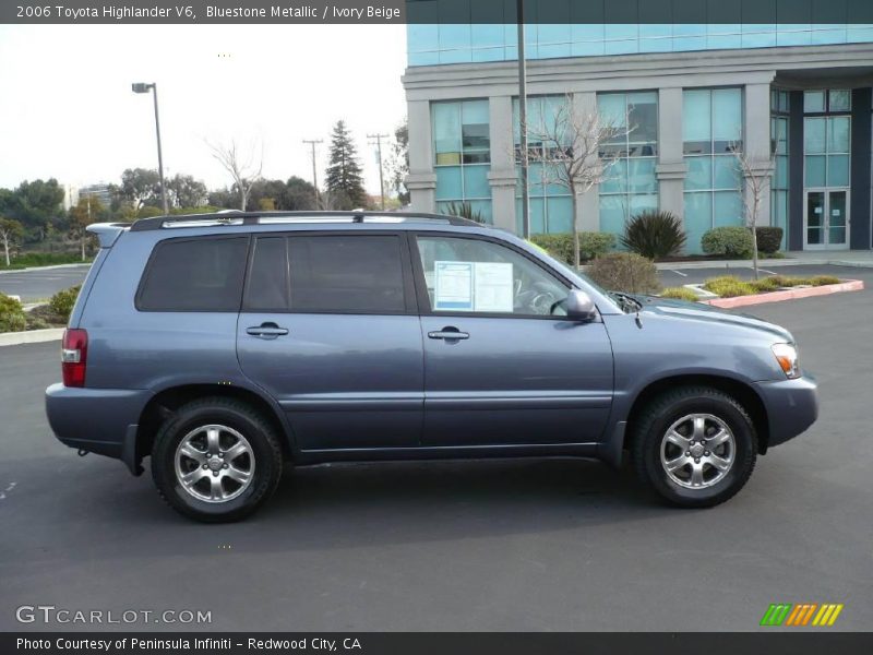 Bluestone Metallic / Ivory Beige 2006 Toyota Highlander V6