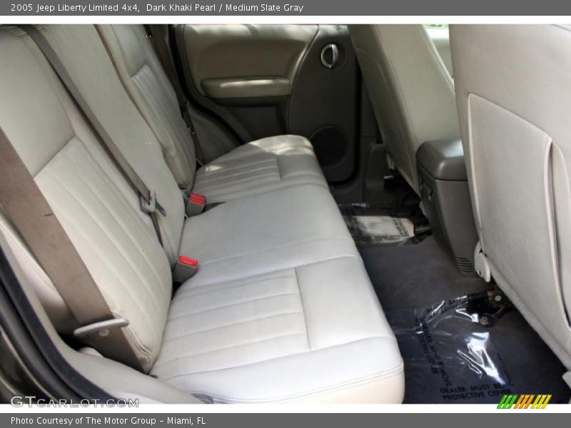 Dark Khaki Pearl / Medium Slate Gray 2005 Jeep Liberty Limited 4x4