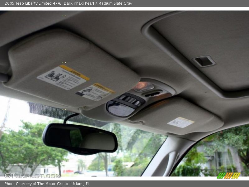 Dark Khaki Pearl / Medium Slate Gray 2005 Jeep Liberty Limited 4x4