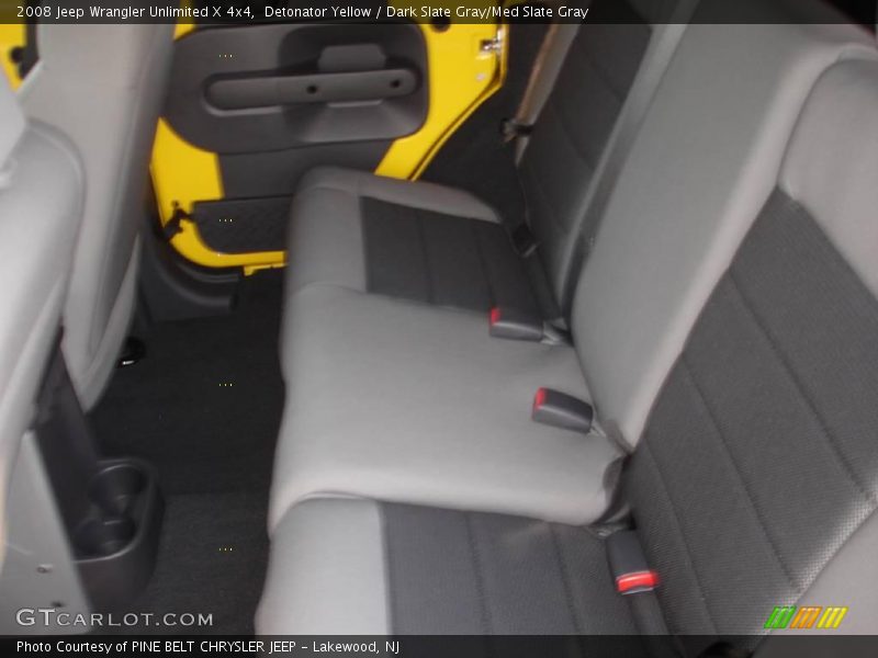 Detonator Yellow / Dark Slate Gray/Med Slate Gray 2008 Jeep Wrangler Unlimited X 4x4