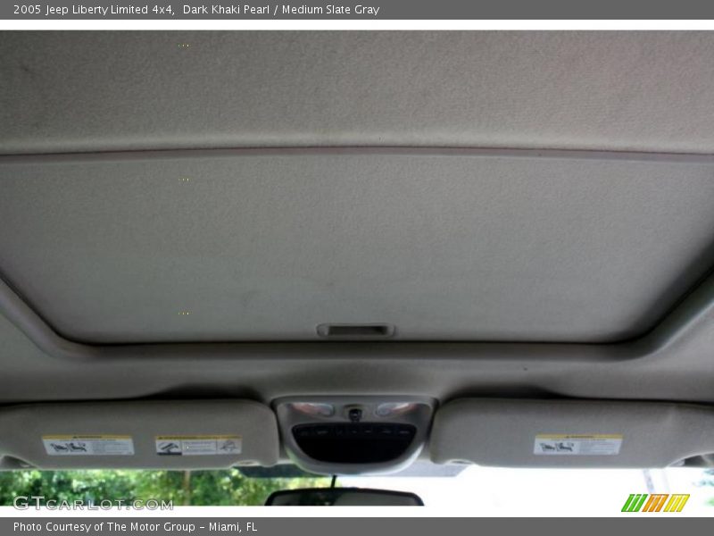 Dark Khaki Pearl / Medium Slate Gray 2005 Jeep Liberty Limited 4x4