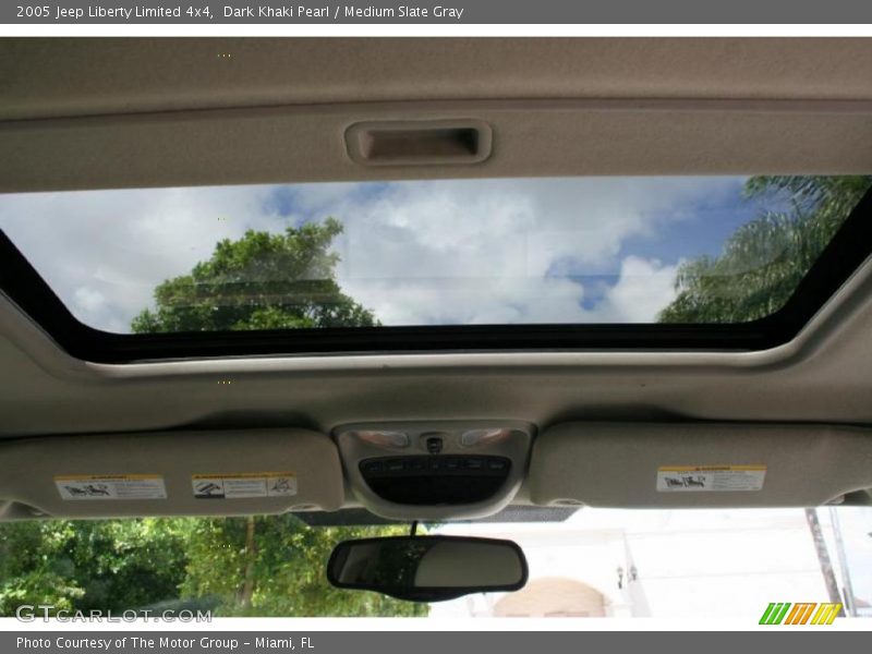 Dark Khaki Pearl / Medium Slate Gray 2005 Jeep Liberty Limited 4x4