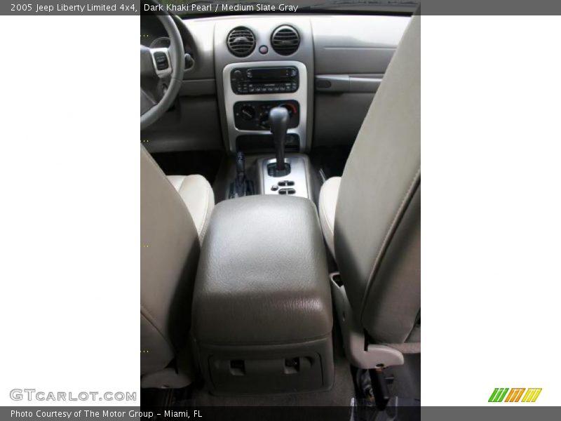 Dark Khaki Pearl / Medium Slate Gray 2005 Jeep Liberty Limited 4x4