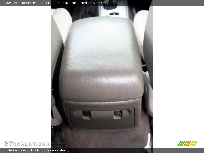Dark Khaki Pearl / Medium Slate Gray 2005 Jeep Liberty Limited 4x4