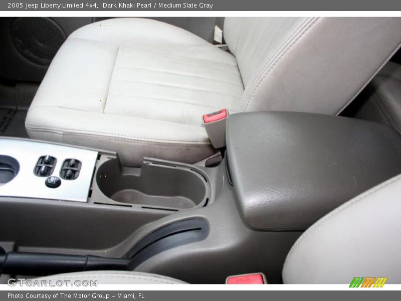 Dark Khaki Pearl / Medium Slate Gray 2005 Jeep Liberty Limited 4x4