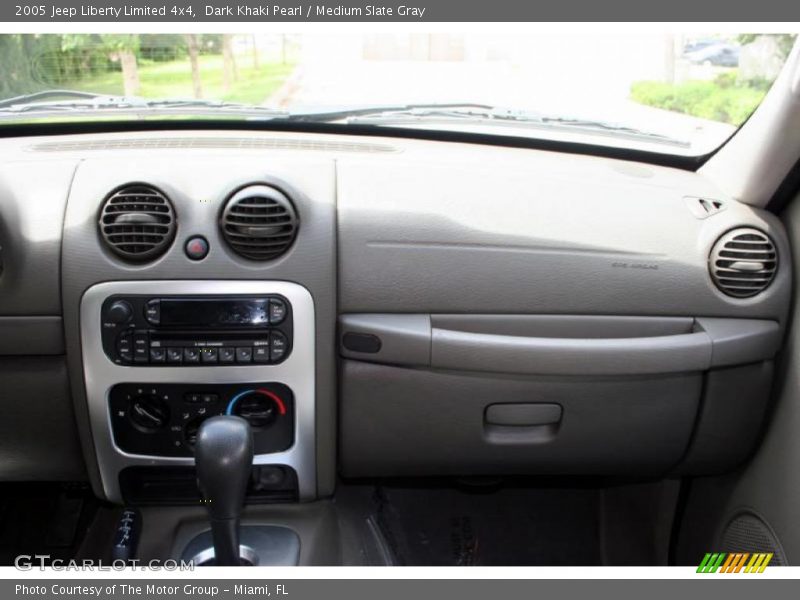 Dark Khaki Pearl / Medium Slate Gray 2005 Jeep Liberty Limited 4x4