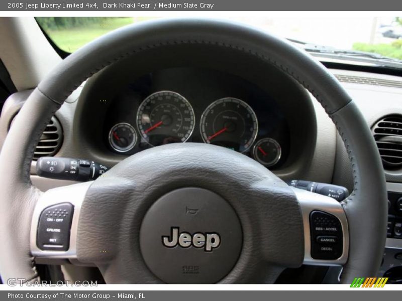 Dark Khaki Pearl / Medium Slate Gray 2005 Jeep Liberty Limited 4x4