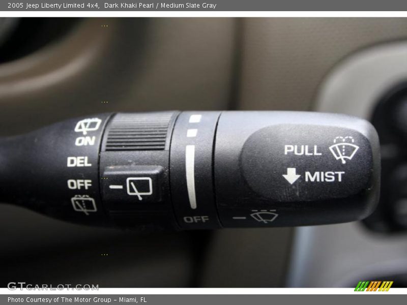 Dark Khaki Pearl / Medium Slate Gray 2005 Jeep Liberty Limited 4x4
