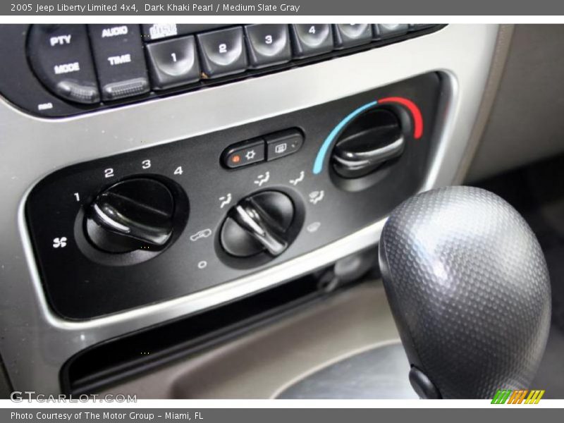 Dark Khaki Pearl / Medium Slate Gray 2005 Jeep Liberty Limited 4x4