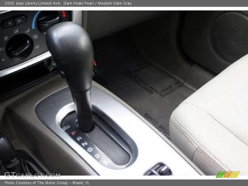 Dark Khaki Pearl / Medium Slate Gray 2005 Jeep Liberty Limited 4x4