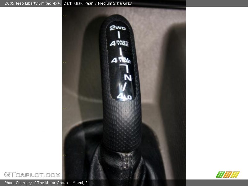 Dark Khaki Pearl / Medium Slate Gray 2005 Jeep Liberty Limited 4x4