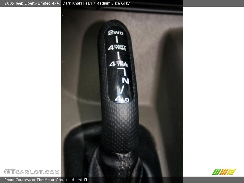 Dark Khaki Pearl / Medium Slate Gray 2005 Jeep Liberty Limited 4x4