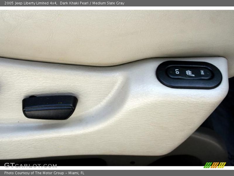 Dark Khaki Pearl / Medium Slate Gray 2005 Jeep Liberty Limited 4x4