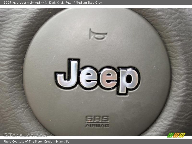 Dark Khaki Pearl / Medium Slate Gray 2005 Jeep Liberty Limited 4x4
