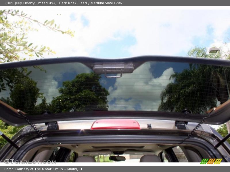 Dark Khaki Pearl / Medium Slate Gray 2005 Jeep Liberty Limited 4x4