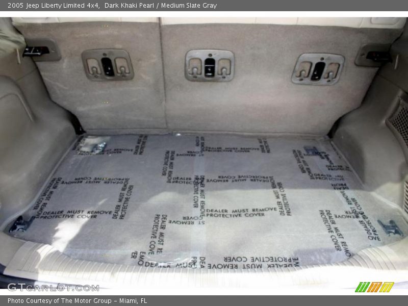 Dark Khaki Pearl / Medium Slate Gray 2005 Jeep Liberty Limited 4x4