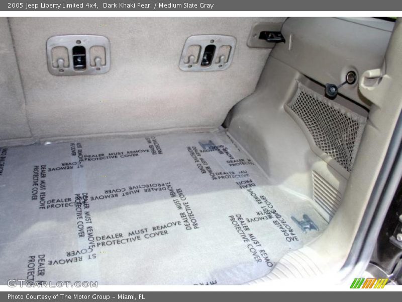 Dark Khaki Pearl / Medium Slate Gray 2005 Jeep Liberty Limited 4x4