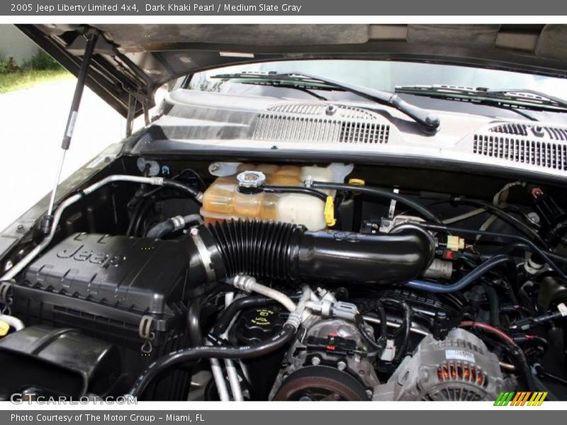 Dark Khaki Pearl / Medium Slate Gray 2005 Jeep Liberty Limited 4x4