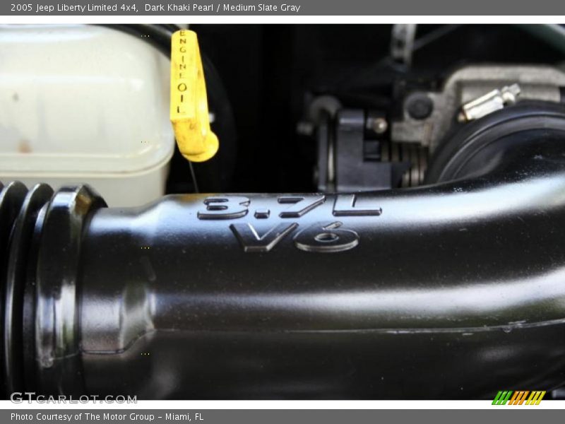 Dark Khaki Pearl / Medium Slate Gray 2005 Jeep Liberty Limited 4x4