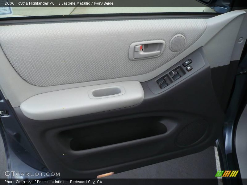 Bluestone Metallic / Ivory Beige 2006 Toyota Highlander V6