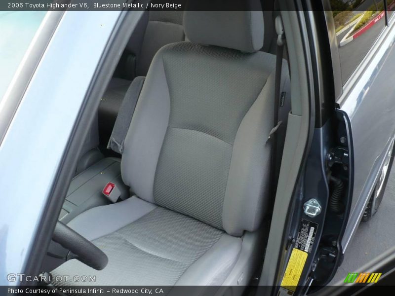 Bluestone Metallic / Ivory Beige 2006 Toyota Highlander V6
