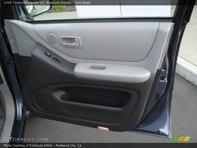 Bluestone Metallic / Ivory Beige 2006 Toyota Highlander V6