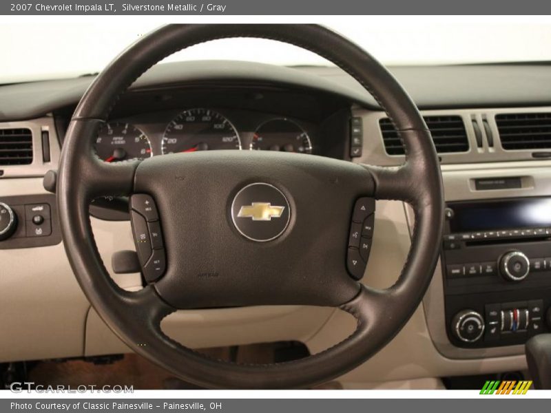 Silverstone Metallic / Gray 2007 Chevrolet Impala LT