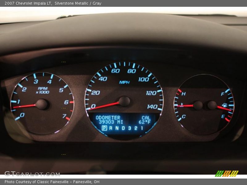 Silverstone Metallic / Gray 2007 Chevrolet Impala LT