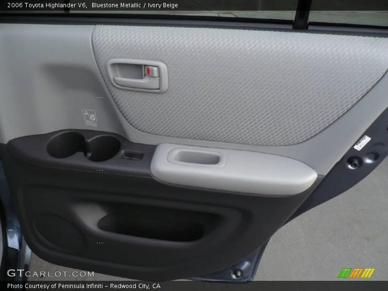Bluestone Metallic / Ivory Beige 2006 Toyota Highlander V6