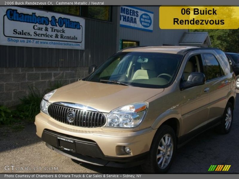 Cashmere Metallic / Neutral 2006 Buick Rendezvous CX