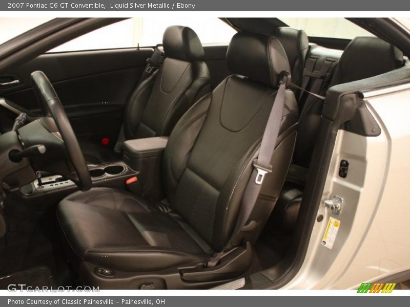 Liquid Silver Metallic / Ebony 2007 Pontiac G6 GT Convertible