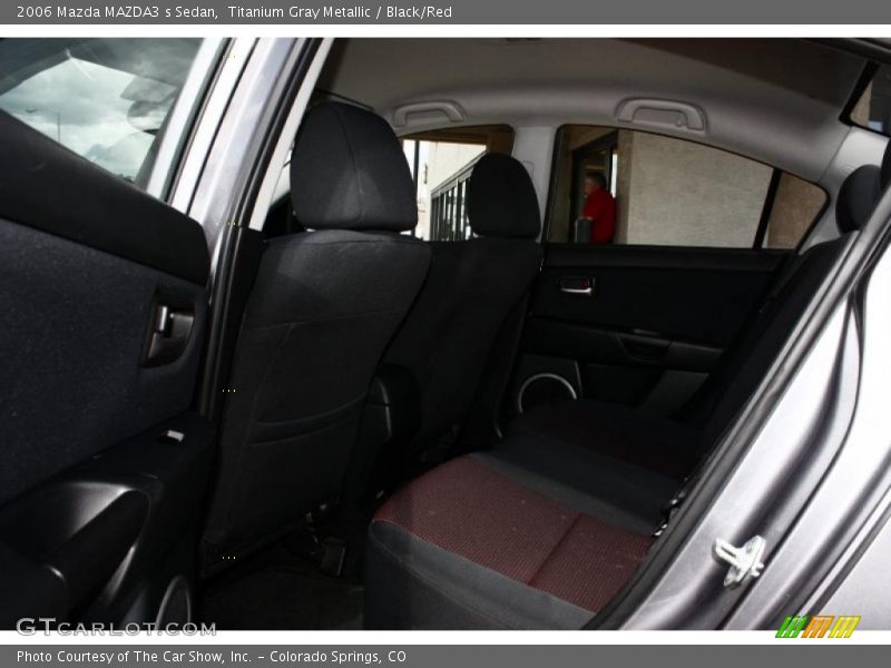 Titanium Gray Metallic / Black/Red 2006 Mazda MAZDA3 s Sedan
