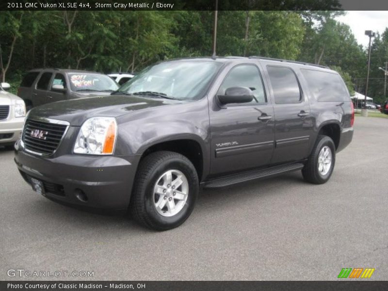 Storm Gray Metallic / Ebony 2011 GMC Yukon XL SLE 4x4
