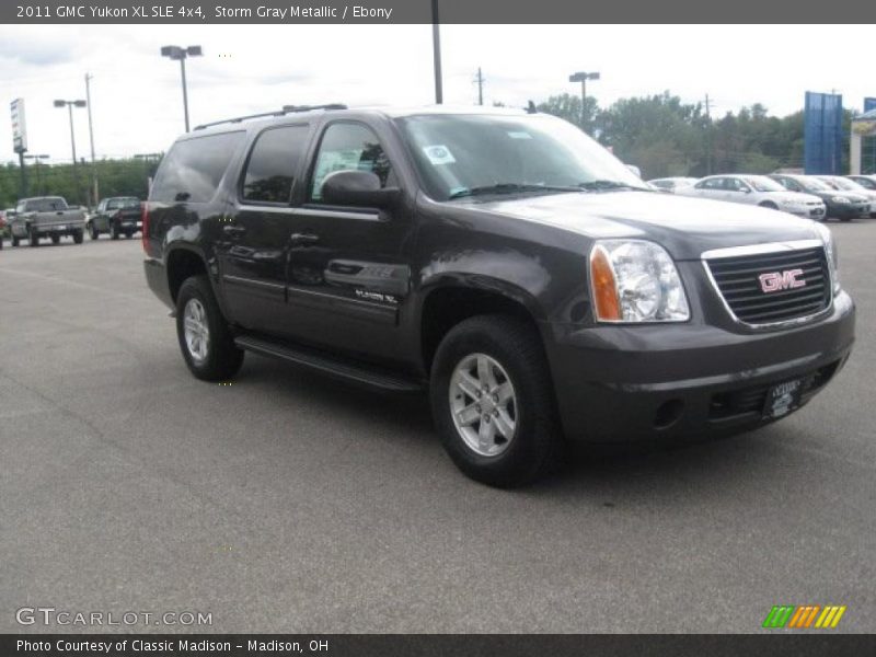 Storm Gray Metallic / Ebony 2011 GMC Yukon XL SLE 4x4