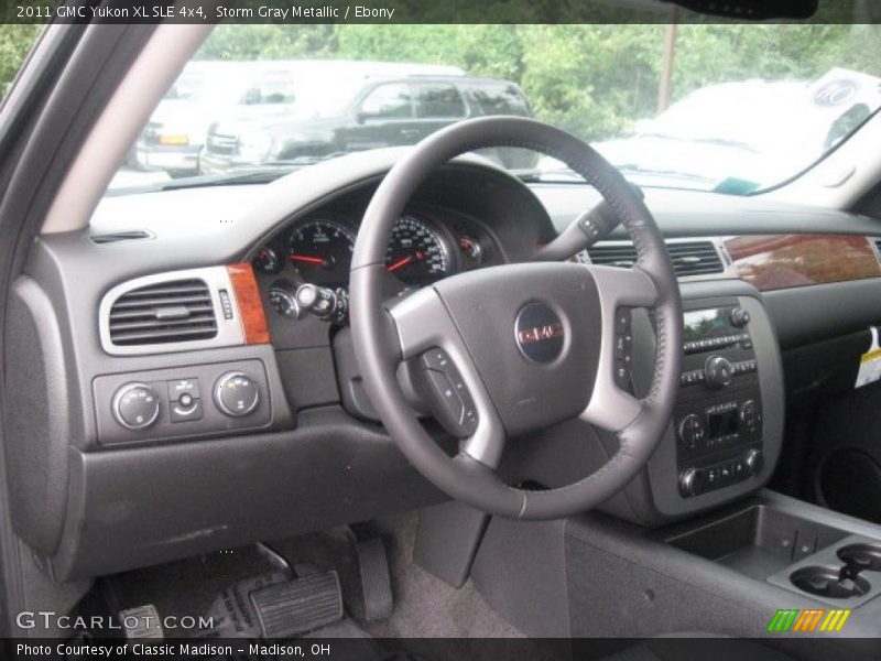 Storm Gray Metallic / Ebony 2011 GMC Yukon XL SLE 4x4