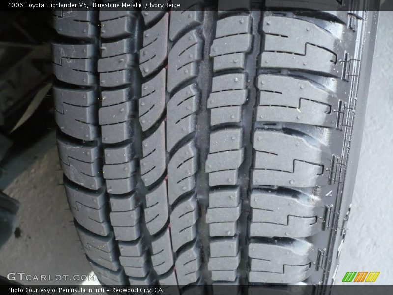 Bluestone Metallic / Ivory Beige 2006 Toyota Highlander V6