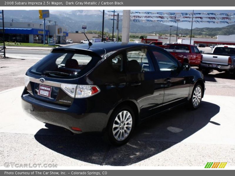 Dark Gray Metallic / Carbon Black 2008 Subaru Impreza 2.5i Wagon